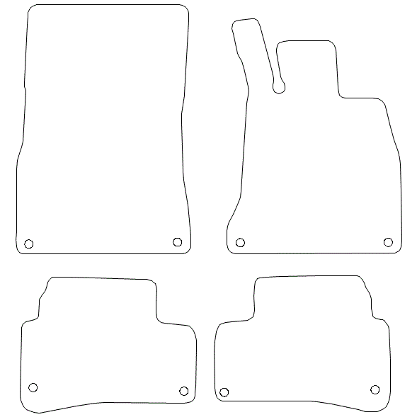 Mercedes S Class SWB W222 Car Mats